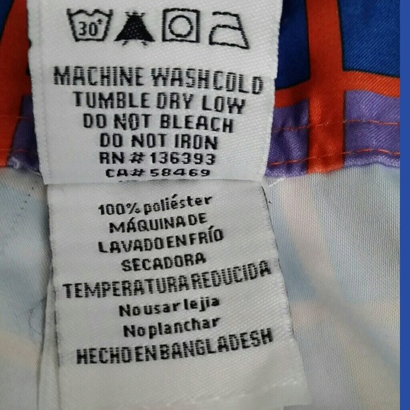 Sunshine Zone Swim Trunks Sz 36 - Picture 5 of 5